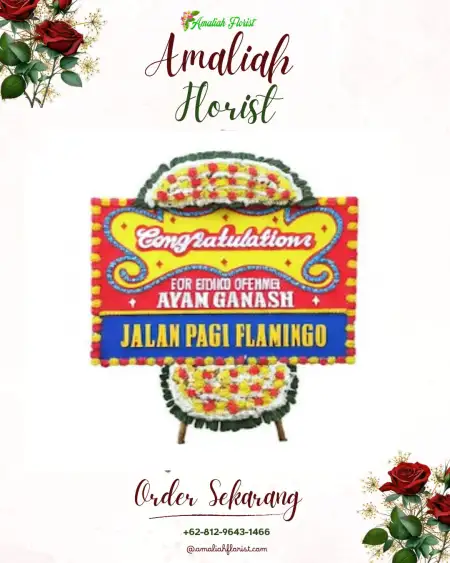 Sewa Papan Bunga Sanetan